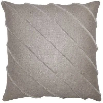 Bundine Rectangular Linen Pillow Cover and Insert Latitude Run Color: Linen - Size: 24x22 x 24x22