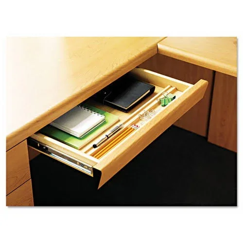 HON Laminate Angled Center Drawer, 22W x 15 3/8d x 2 1/2h, Cognac