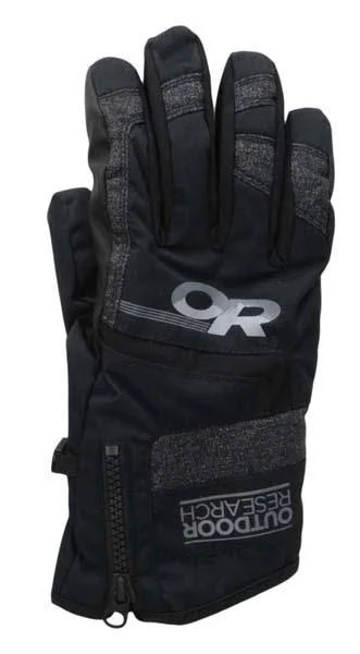 (Large - Night/Charcoal/Dusk) - Outdoor Research Men's Riot Gloves