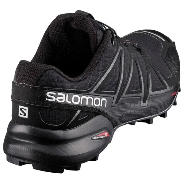 Salomon Women's Speedcross 4 Trail Running Shoes (Black/Metallic, 11)