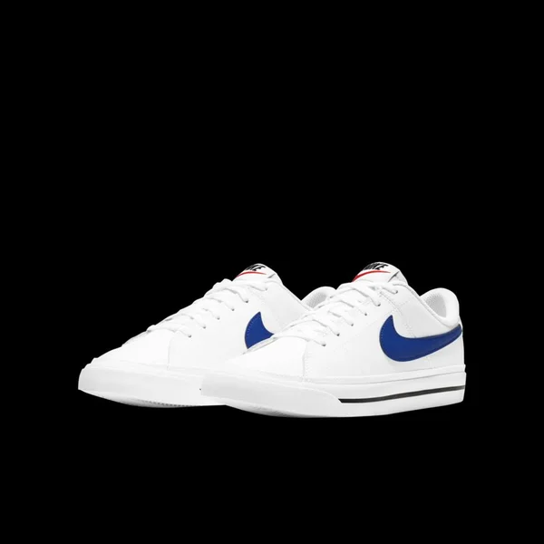 Nike Court Legacy Big Kids& Shoes in White - Size: 3.5Y, DA5380-101