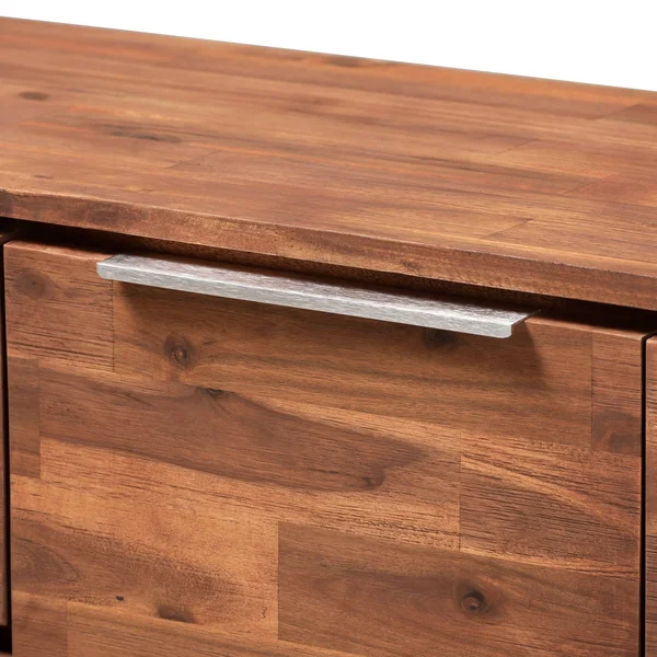Carbon Loft Sonique Contemporary Brown Wood 3-Drawer Dining Room Sideboard