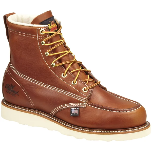 Thorogood Men's American Heritage 6in Moc Toe Wedge Boot