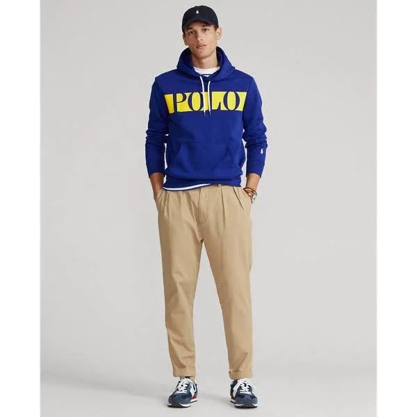 Polo Ralph Lauren Men's Double-Knit Graphic Hoodie - Heritage Royal