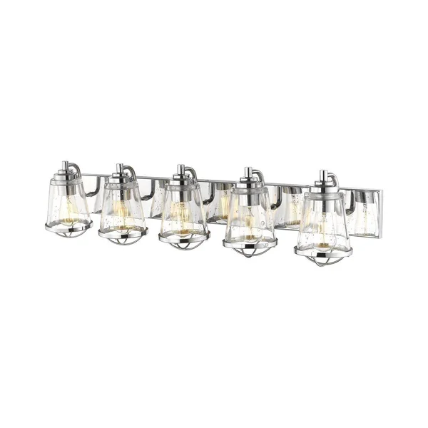 Z-Lite 444-5V-CH Mariner 5 Light Vanity, Chrome