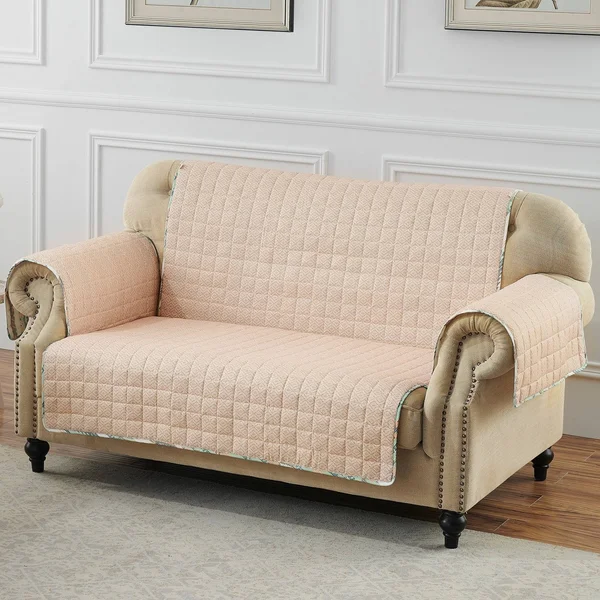 The Curated Nomad San Carlos Reversible Loveseat Protector - Tan
