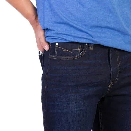 Revtown Automatic Straight Fit Stretch Jeans - Men's Dark Indigo, 34x32