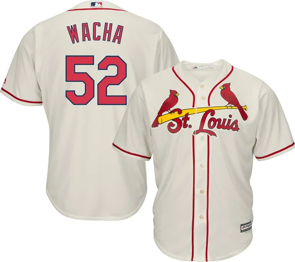 Majestic St. Louis Cardinals Cream Alternate Official Cool Base Player Replica Jersey Size: Large