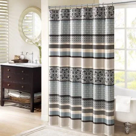 Red Barrel Studio Lakemore Single Shower Curtain, Blue