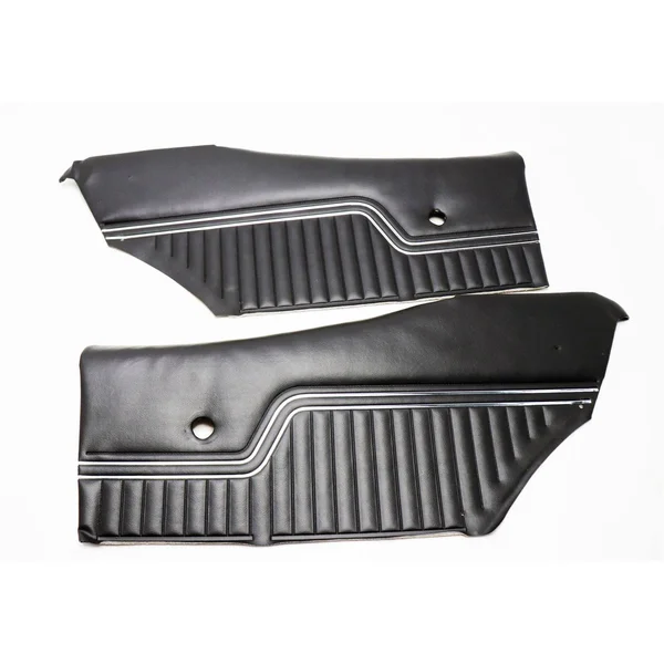 1970-1972 Chevelle Coupe Rear Door Panels - Pre-Assembled, Black