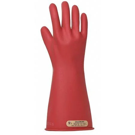 Salisbury E0011B/9H Electrical Gloves - Class 00, Sz 9-1/2, PR