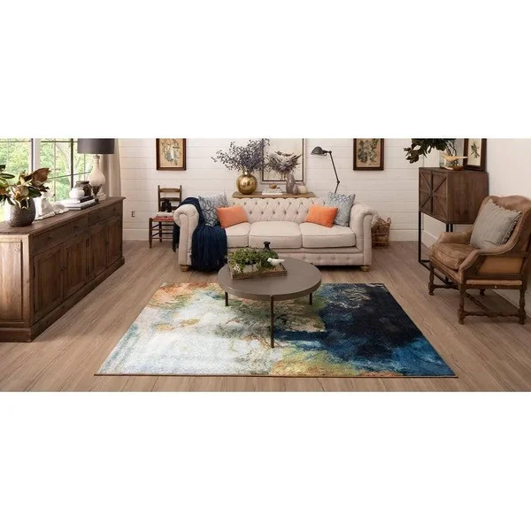 Mohawk Aurora Marble Ink Indoor Area Rug