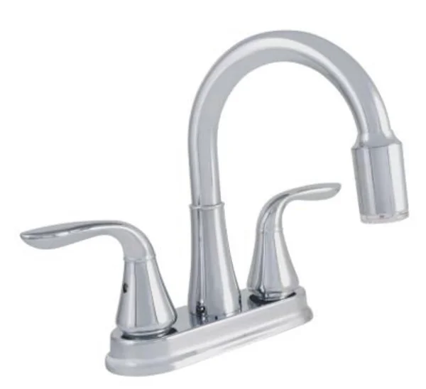 Glacier Bay 4 in. Centerset 2-Handle Bathroom Faucet in Chrome
