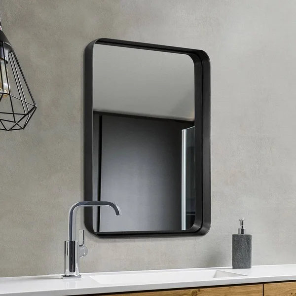 Carbon Loft Cornwell Metal Beveled Venetian Wall Mirror - 24*36*1.97 - Champagne Silver