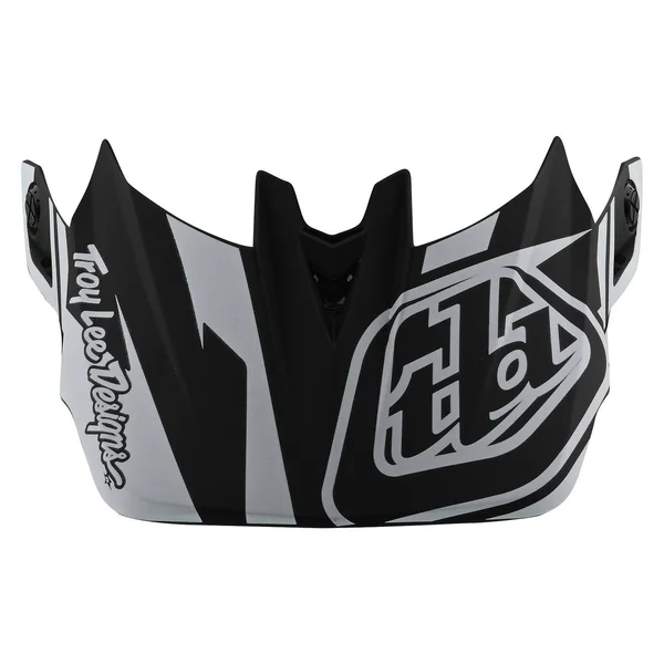 Troy Lee Designs D4 Carbon Slash Helmet - Black-White
