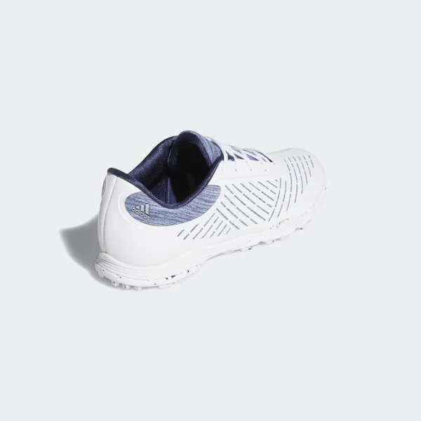 Adidas Women's Adipure Sport 2.0 Golf Shoes White/Silver/Blue M 6.5