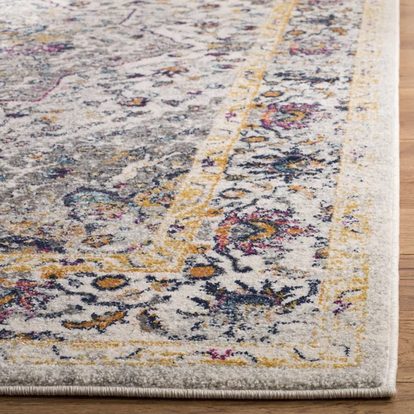 Safavieh Evoke Rug Collection EVK288A - Ivory, Grey - 8& x 10&