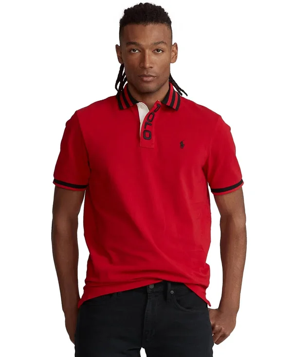 Polo Ralph Lauren Men's Classic Fit Mesh Polo Shirt - Ralph Red - L