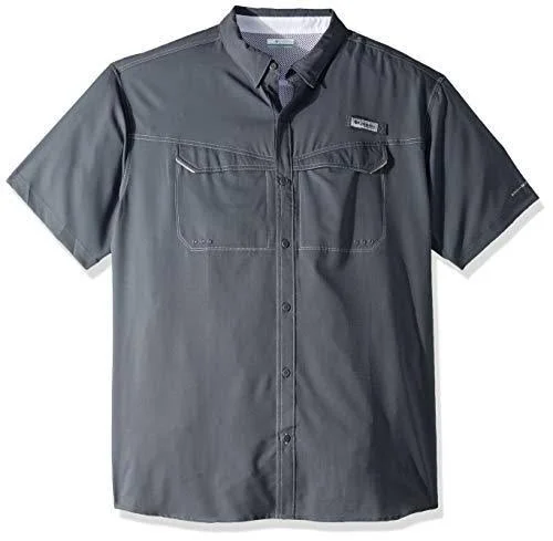 Columbia Men&Amp;#X27;S Low Drag Offshore Short Sleeve Shirt - Upf 40 Protection, Moisture Wicking Fabric