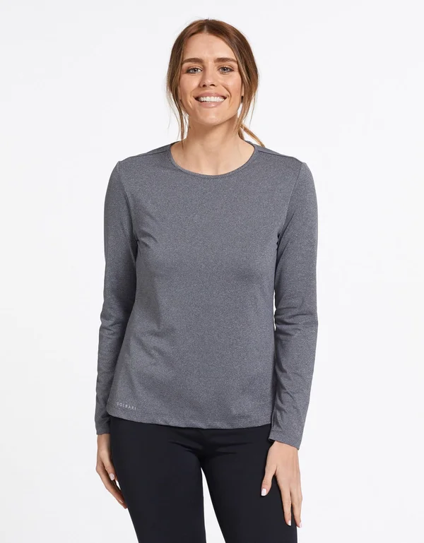 Sun Protective Long Sleeve T-Shirt for Women UPF 50+, UV Protection White