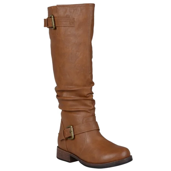 Journee Collection Women's Stormy Boot, Color: Tan, Size: 7