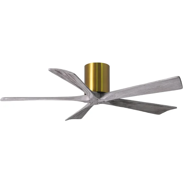 Irene Hugger Ceiling Fan by Matthews Fan Company, Polished Chrome, IR5H-CR-BW-60