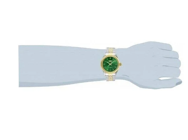 Invicta Men's Specialty Quartz Green Dial Two Tone Stainless Steel Watch 29379