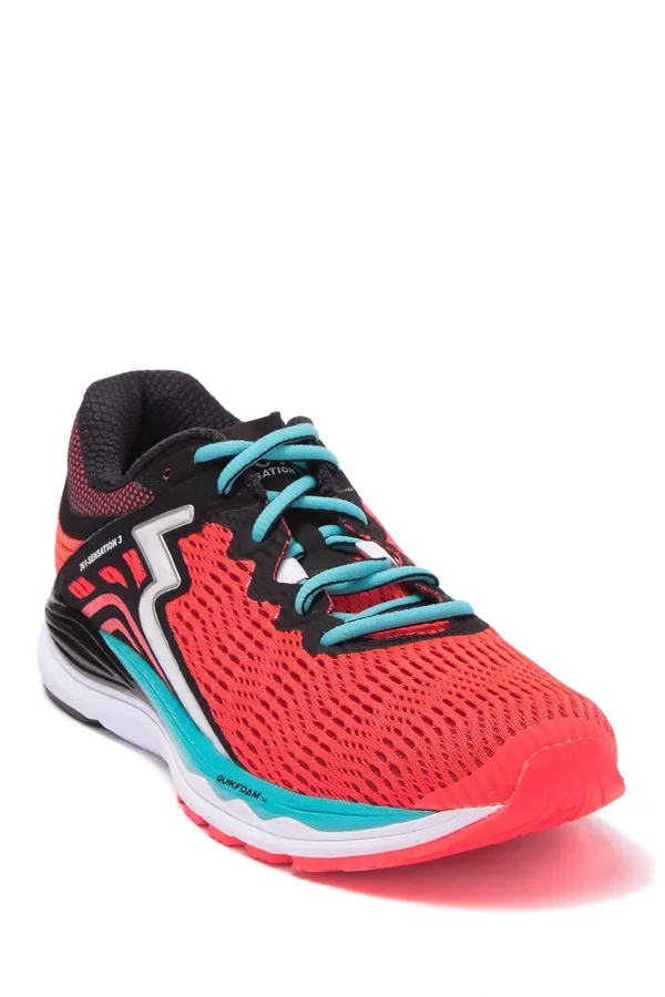 361 Degrees Women Sensation 3 Running Shoe Hazard, Black 9 B