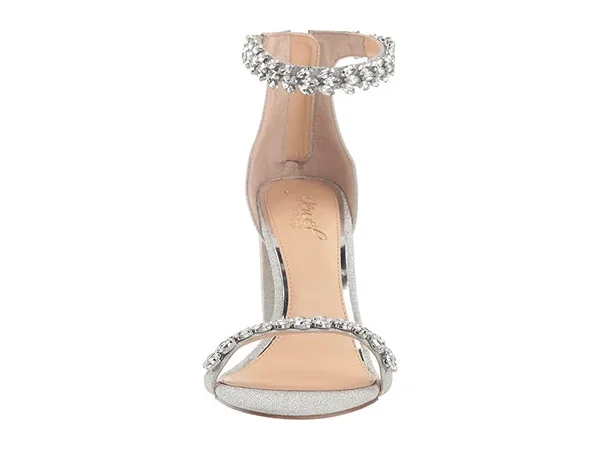 Jewel Badgley Mischka Mayra Silver, Women's, Size: 8