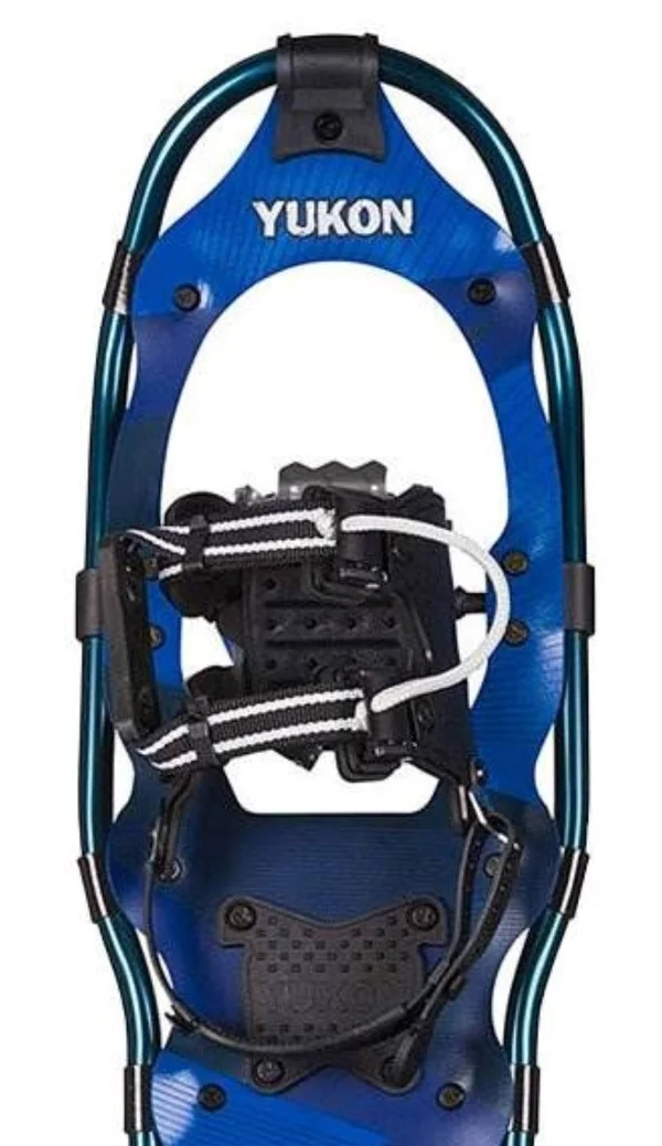 Yukon Charlie&s Advanced 8x22 x 25x22 Backcountry Snowshoe Kit, Blue