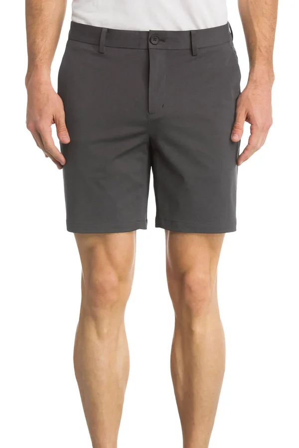 Most Comfortable, Stretch Woven Performance Dress Shorts - Men's Kinetic Short - Charcoal, 34