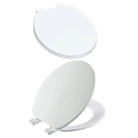 BlueVue Inc. Bv1241-1701-Wh Standard Toilet SEAT, Round