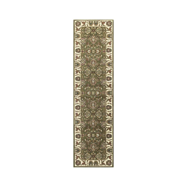 Kas Cambridge 7314 Green/Ivory Kashan Area Rug - 7&7x22 x 10&10x22