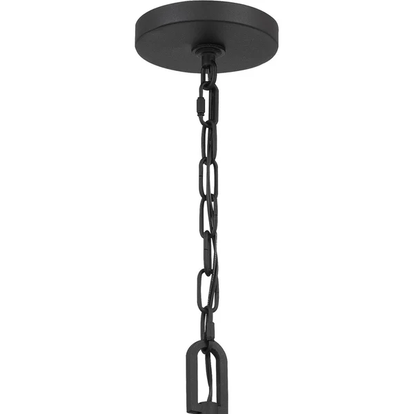 Quoizel Lighting FLN5025EK Fallon Chandelier 6 Light Earth Black
