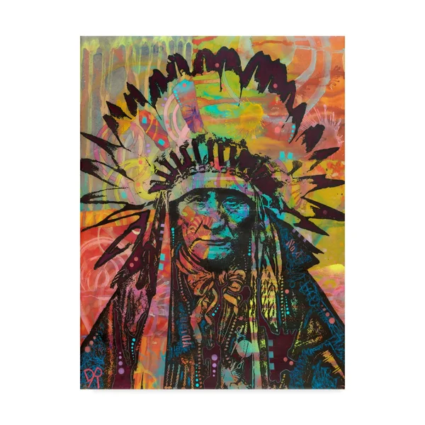 Trademark Fine Art Ali34083-C1824Gg Dean Russo 'Native American II' CA
