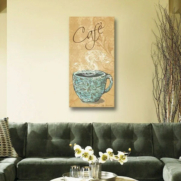 ArtWall Jo Moulton's Café - Gallery Wrapped Canvas - 18x36