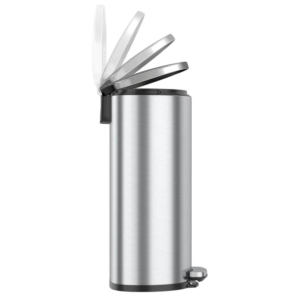 iTouchless SoftStep 8 Gallon Kitchen Step Trash Can with Odor Filter & Removable Inner Bucket, Stainless Steel, 30 LITER Sem