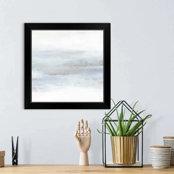 Cape Horizon II, Black Framed Wall Art, 16x16, Great Big Canvas