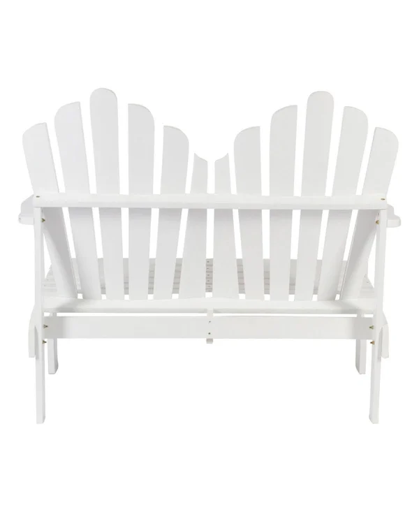 Shine Company Westport Loveseat - Burnt Brown