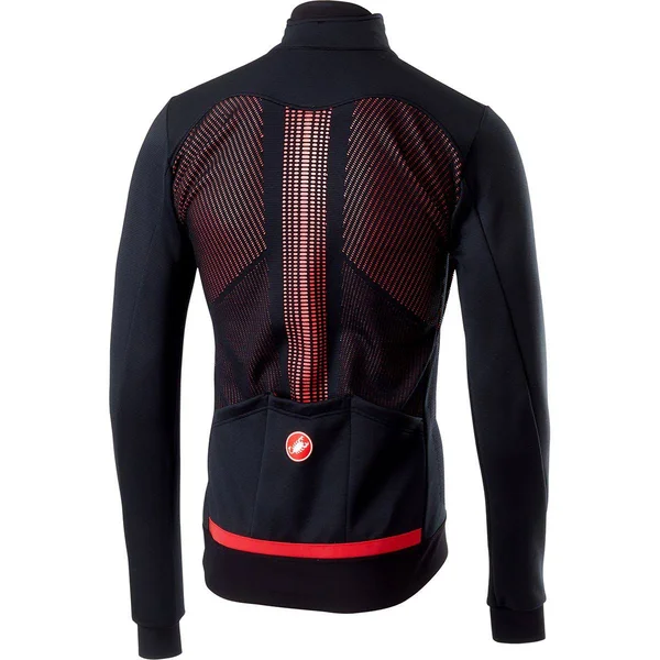 Castelli Espresso V Jacket - Men's Light Black/Red M