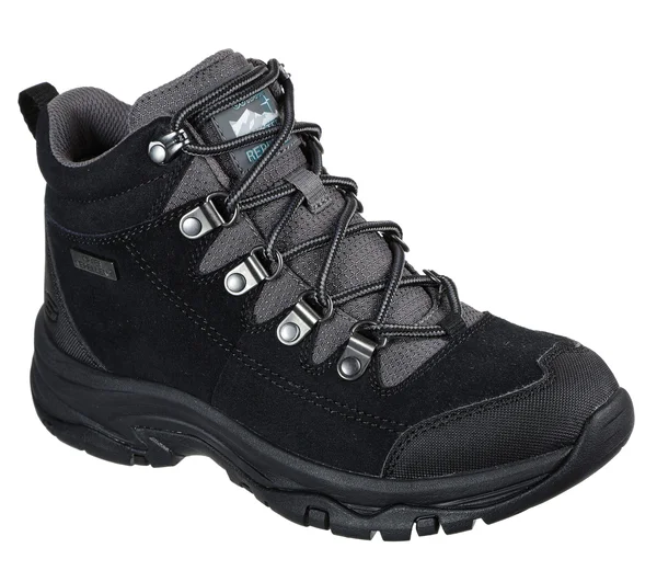 Skechers Relaxed Fit: Trego - El Capitan Boots, Black/Gray, 6.0