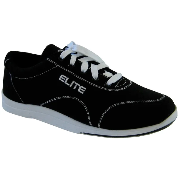 Elite Mens Casual Black Bowling Shoes - Bowling.Com