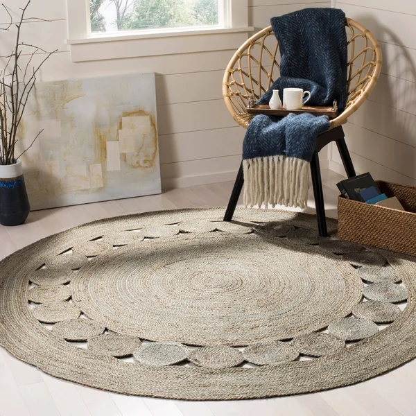 Safavieh Natural Fiber NF364 Rug 11& Round Rug