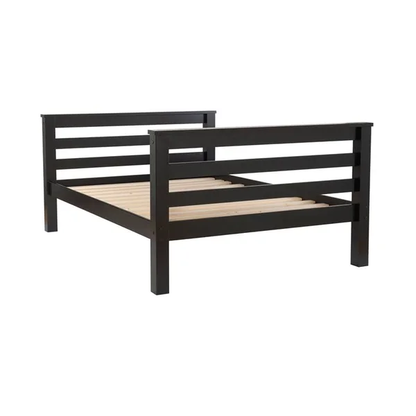 Powell Levi Twin Full Bunk Bed - Black, 81" x 58