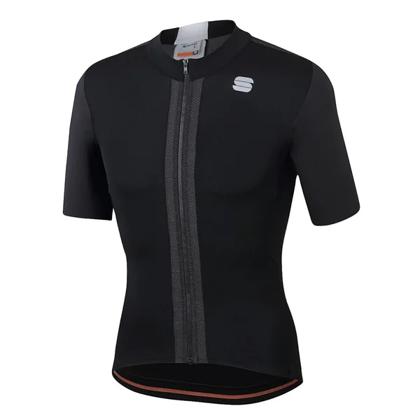 Sportful Strike Short Sleeve Jersey Black White Grey - S