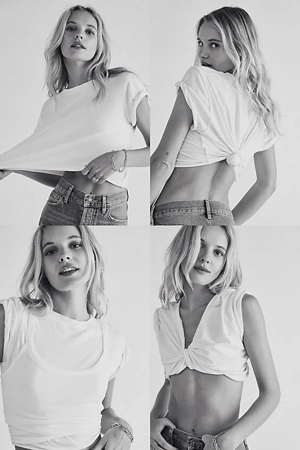 Free People The Perfect T-Shirt - Women's White - M