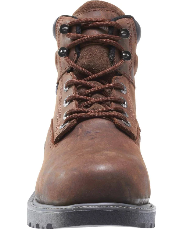 Wolverine Men's Floorhand 6 in. Waterproof Steel Toe Work Boot - Brown