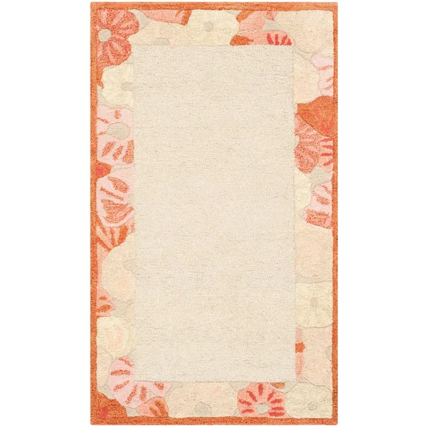 Safavieh Martha Stewart Poppy Border Area Rug - Cayenne Red - 6& Round