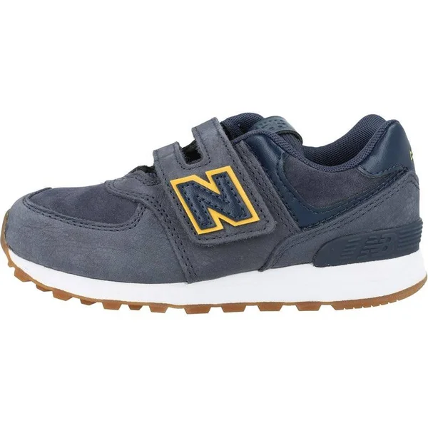 New Balance - Kids - Navy Suede Velcro Trainers 32.5 (UK 13.5) - Boy