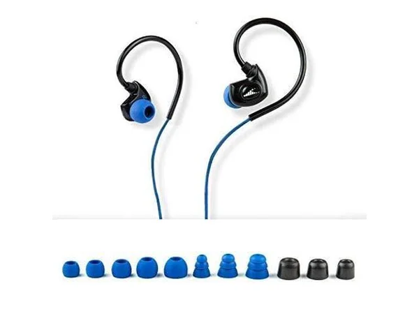 H2O Audio Surge SX10 Headphones Waterproof Ipx8 Normal Cord In-Ear Stereo Earbuds Noise Cancelling Earphones for Swimming Runnin